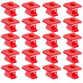20pcs BMW E46/E65/E66/E83N Dashboard Panel Fixing Clips Red Auto Panel Clips Babs 20PCS