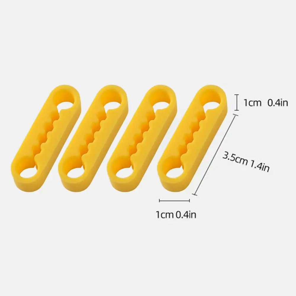 Universal Car Door Shock Absorber Silicone Damper Pads 4pcs Car Door Damper Pad Babs Yellow
