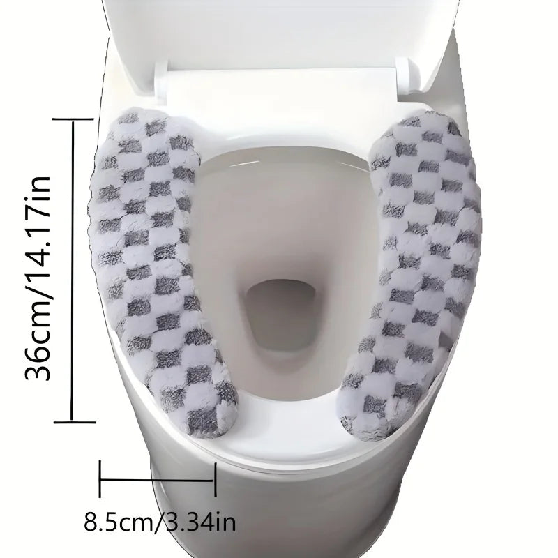 Thick Warm Toilet Seat Cushion Cover – Washable & Reusable Toilet Seat Cushion Babs
