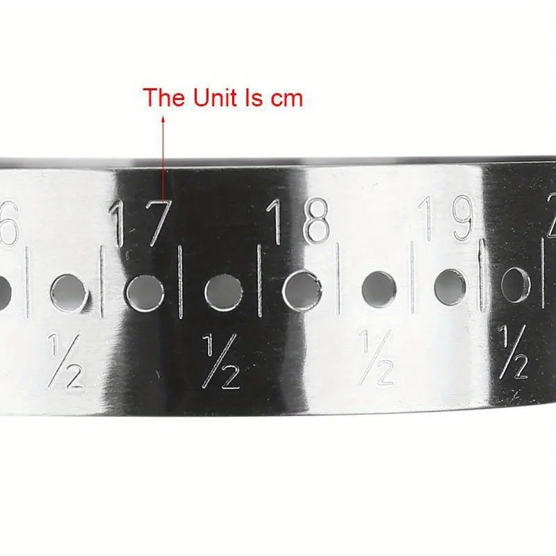 Stainless Steel Bangle Sizer Gauge | DIY Bracelet Measuring Tool Jewelry Sizing Tool Babs