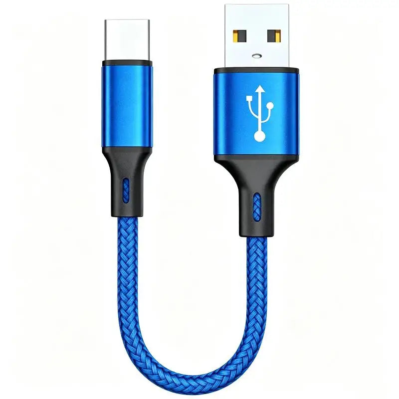 0.25M USB-A to USB-C Nylon Braided 3A Fast Charging Cable USB Charging Cable Babs A8