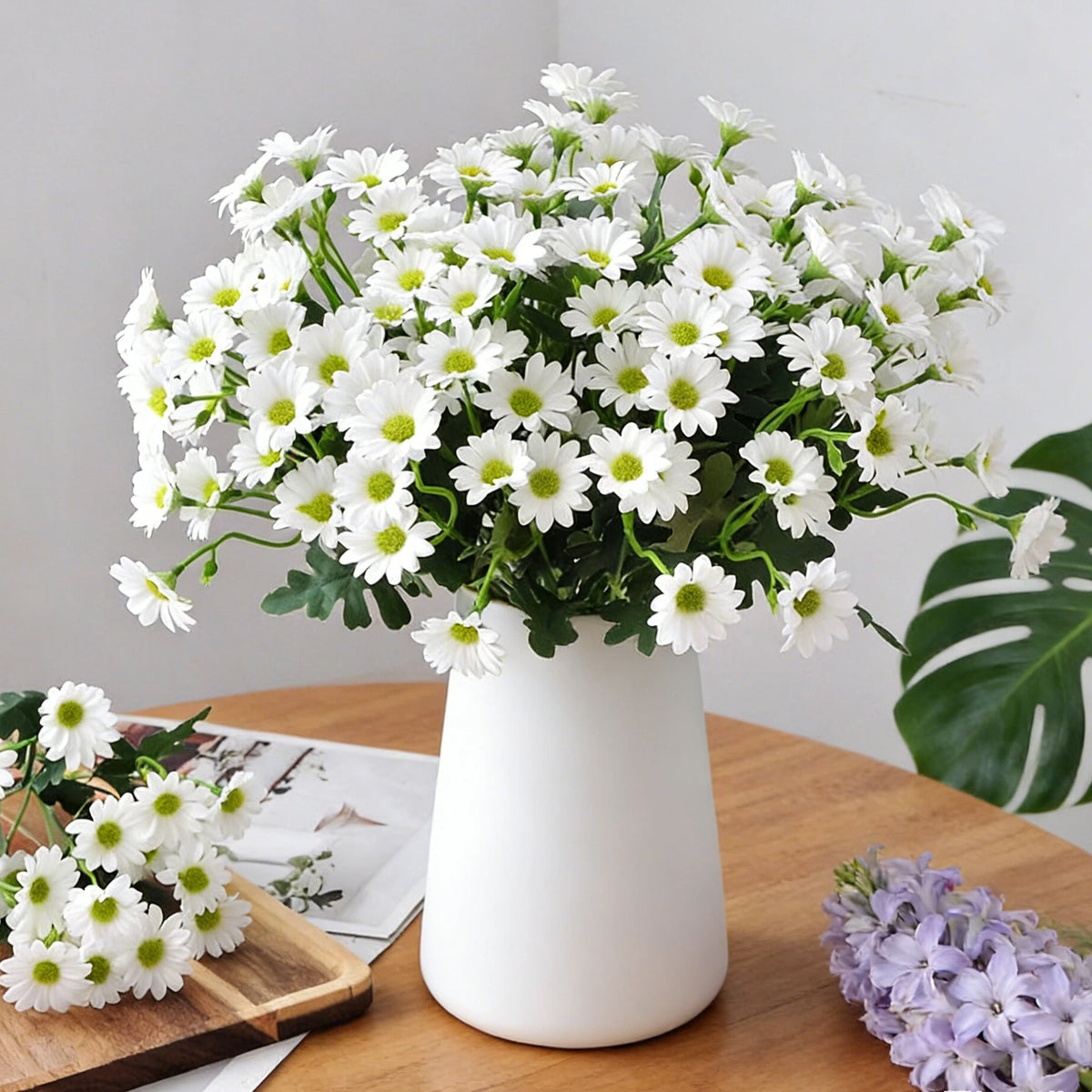 Silk Daisy Artificial Flower Bouquet – Wedding & Home Decor Artificial Flower Bouquet Babs