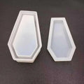 DIY Coffin Silicone Mold with Lid – Halloween Resin Craft Resin Craft Mold Babs white