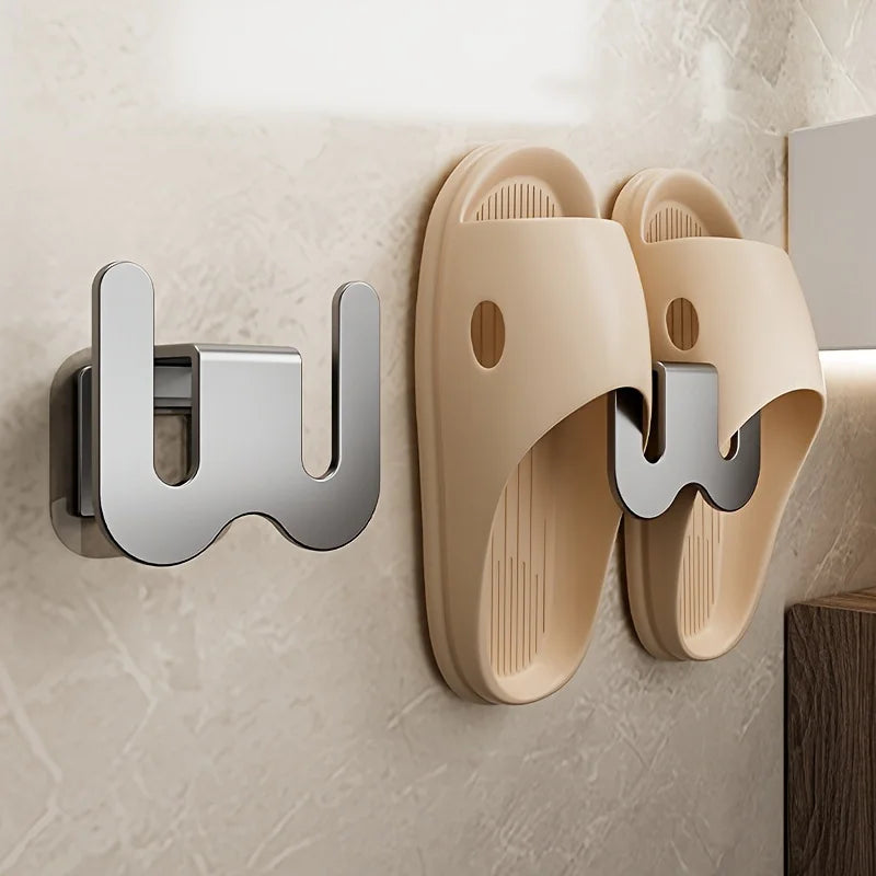 Punch-Free Wall Hanging Bathroom Slipper & Shoe Rack Wall Hanging Shoe Rack Babs