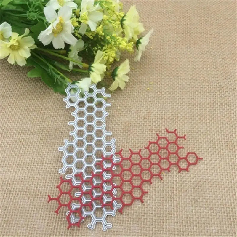 Honeycomb Die Cut Embossing Mold – Card Making Template Die Cutting Mold Babs