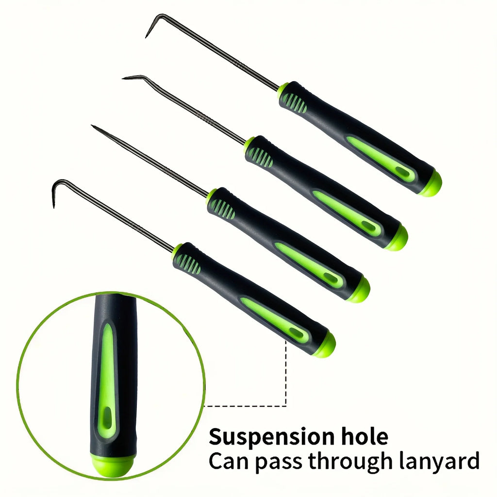 Metal Weeding Hook Set – Paving Joint Weed & Moss Remover Garden Weeding Tool Babs green