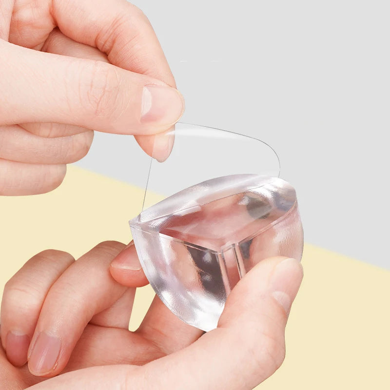 Transparent Silicone Door Stopper – No-Drill Wall Protector Door Stopper Babs