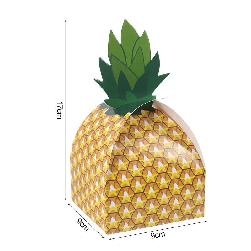 Pineapple Candy Gift Boxes – Hawaiian Luau Party Favors 12/24pk Party Favor Boxes Babs