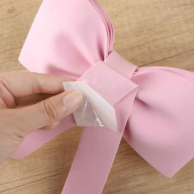 Pink Bow Cake Toppers EVA Foam Bowknot Party Decorations Cake Topper Decoration Babs