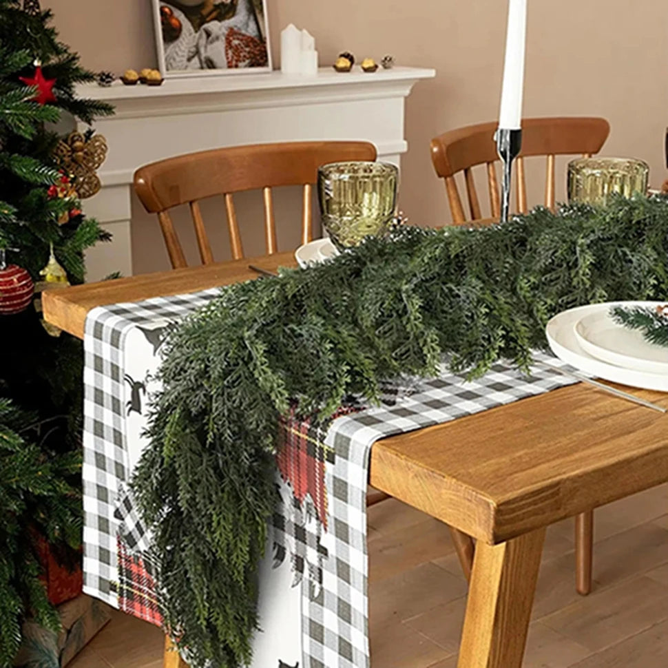 275cm Artificial Cypress Garland – Christmas & Home Décor Artificial Garland Babs
