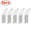 No-Drill Aluminum Wall Hooks – Robe, Towel & Coat Hanger Adhesive Wall Hook Babs White-5pcs