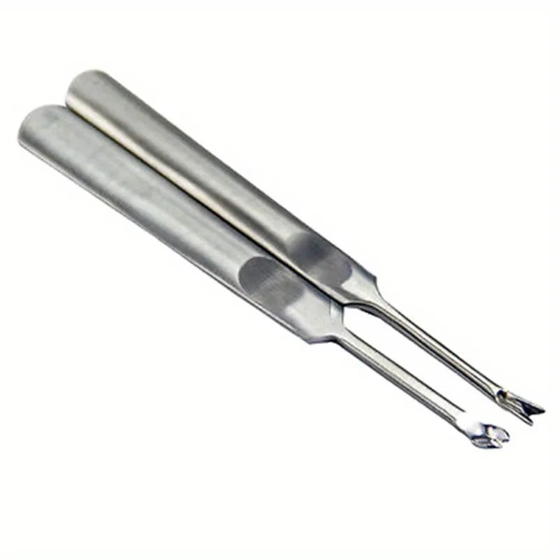 2-Piece Leather Groover & Skiving Tool Set – U & V Shape Leathercraft Tool Set Babs
