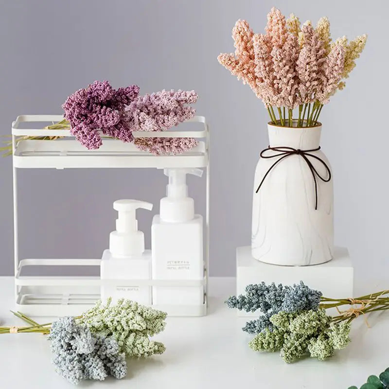 Artificial Foam Lavender Bouquet – Wedding & Home Decor Gift Artificial Flower Bouquet Babs