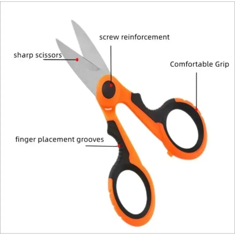 High Carbon Steel Electrician Scissors – Wire & Cable Cutting Electrician Scissors Babs