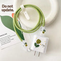 USB Charger & Cable Protector Set – Cute Heart TPU Cover Cable Protector Set Babs A25