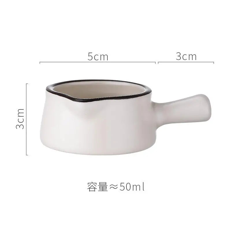 Ceramic Dipping Bowl – Sauce & Seasoning Dish for Kitchen Ceramic Dipping Bowl Babs