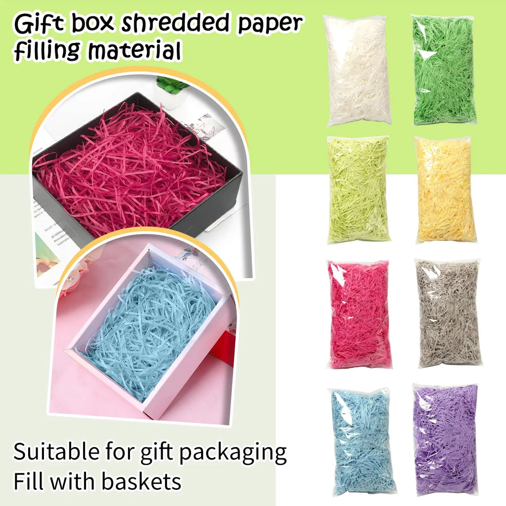 200g Shredded Paper Filler – Gift Basket, Box & Party Decor Gift Basket Filler Babs