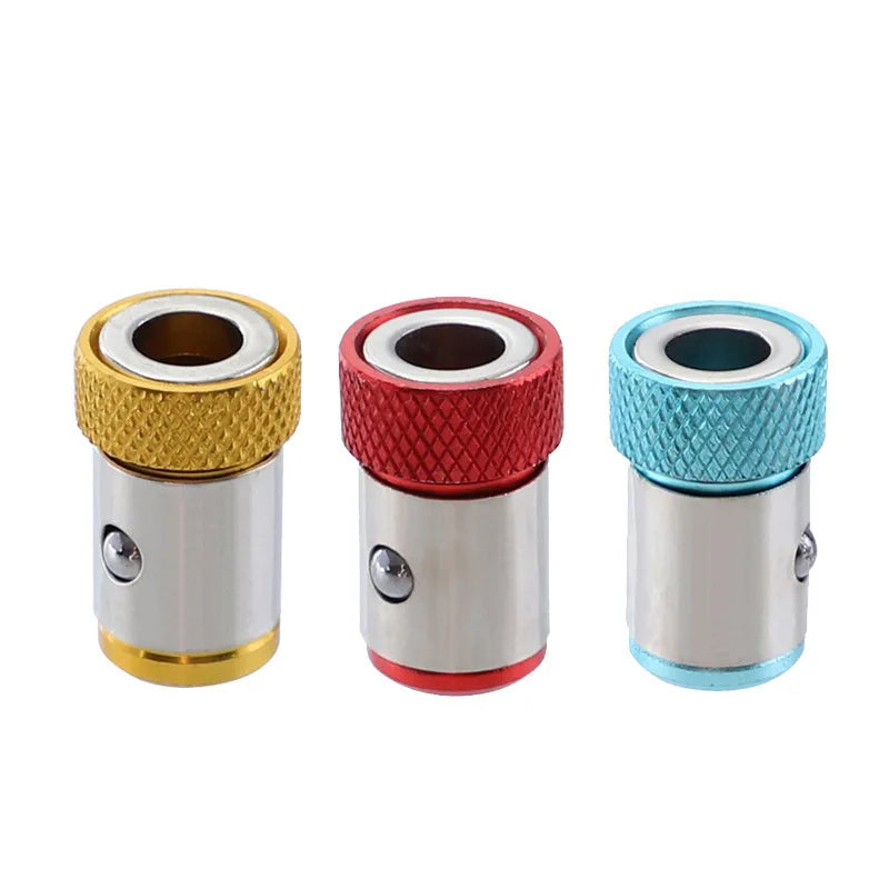 Magnetic Ring for Screwdriver Bits – Aluminum Alloy, 3 or 6 Pack Magnetic Bit Ring Babs