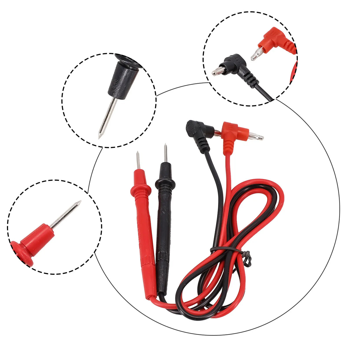1000V 10A Multimeter Test Leads Probe Set – IC Testing Multimeter Test Leads Babs