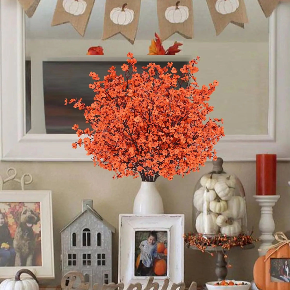 Artificial Silk Flower Bouquet – Wedding & Holiday Decor (2/4 PCS) Artificial Flower Bouquet Babs