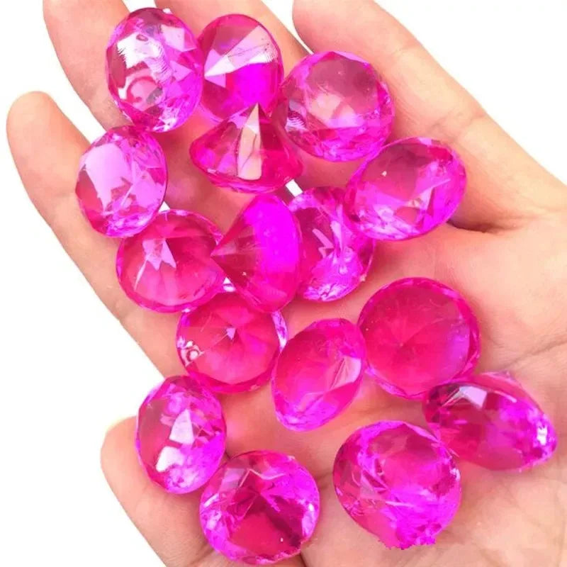 100pcs 20mm Acrylic Faux Diamond Jewels – Party Favor Gems Party Favor Gems Babs