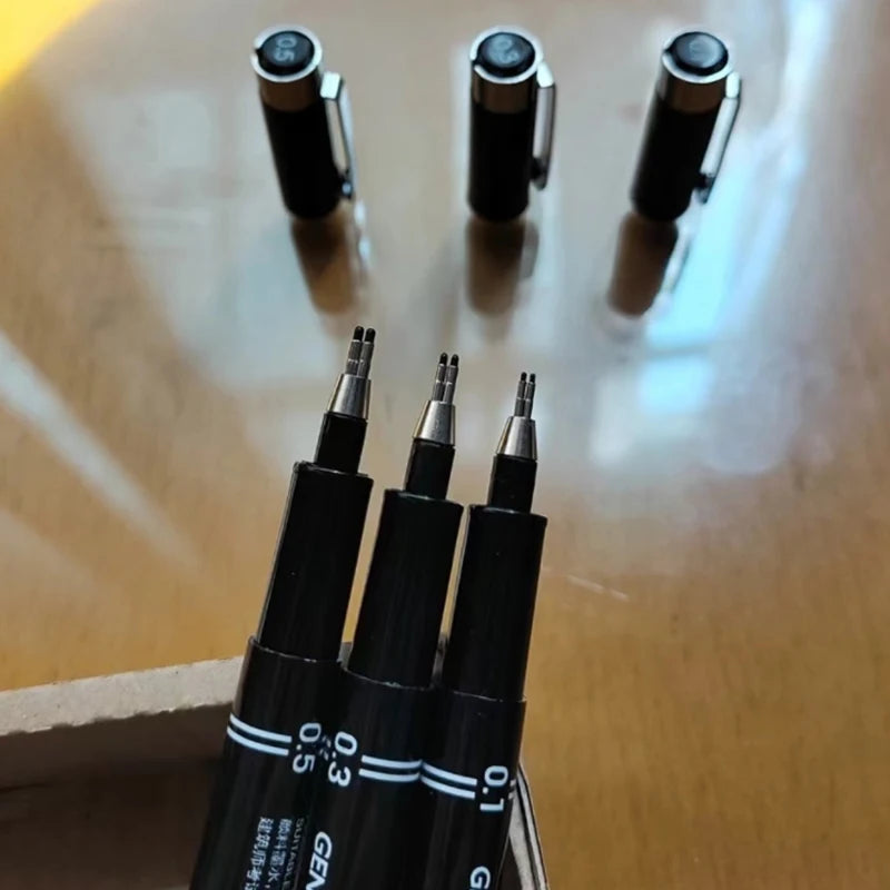Double-Line Gel Pen 0.1/0.3/0.5mm – Art, Design & Notes Double-Line Gel Pen Babs 3pcs