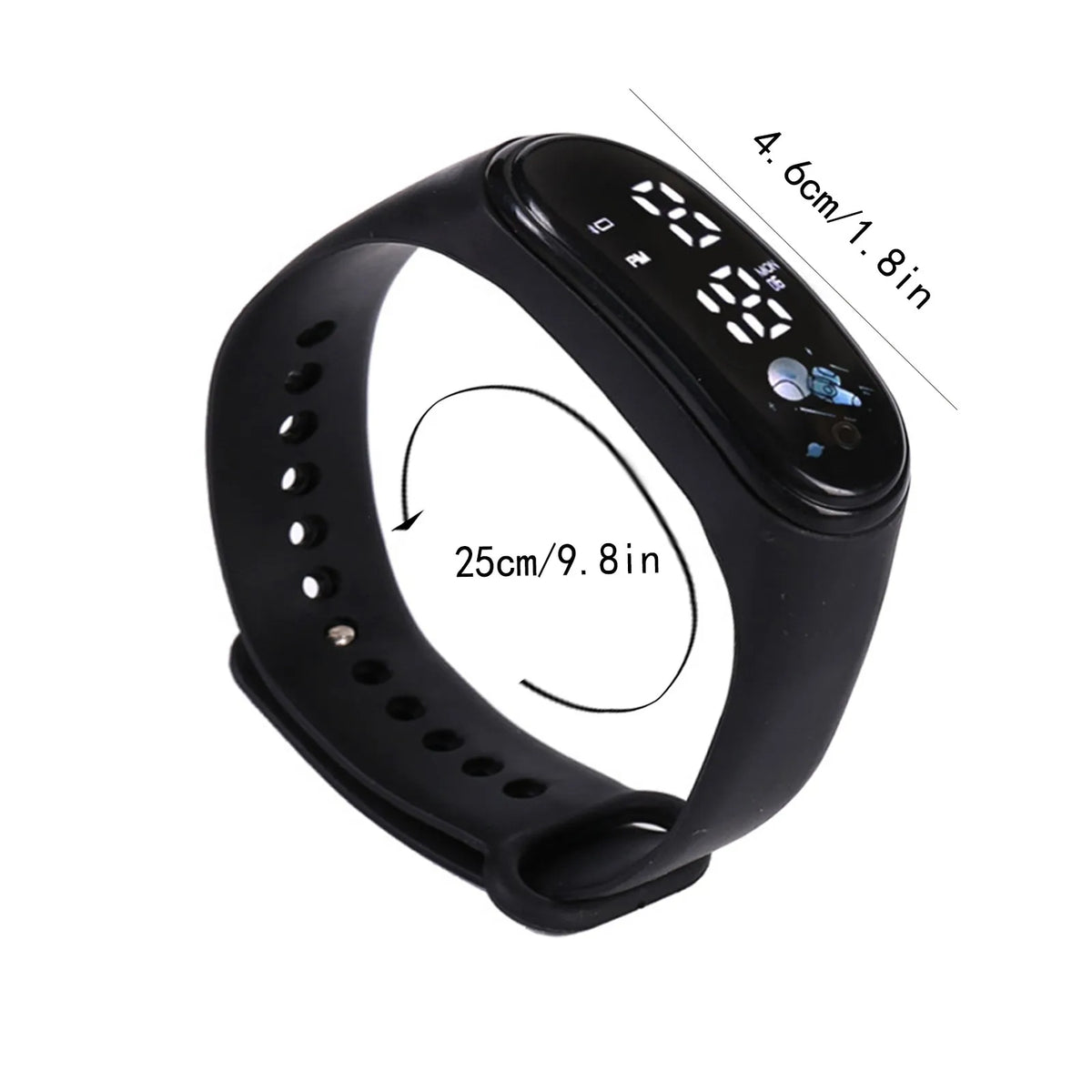 Kawaii Kids Digital Watch – Silicone Sports Watch Boys & Girls Kids Digital Watch Babs