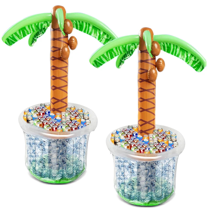 Inflatable Coconut Tree Drink Holder – Hawaiian Pool Party Cooler Inflatable Party Cooler Babs