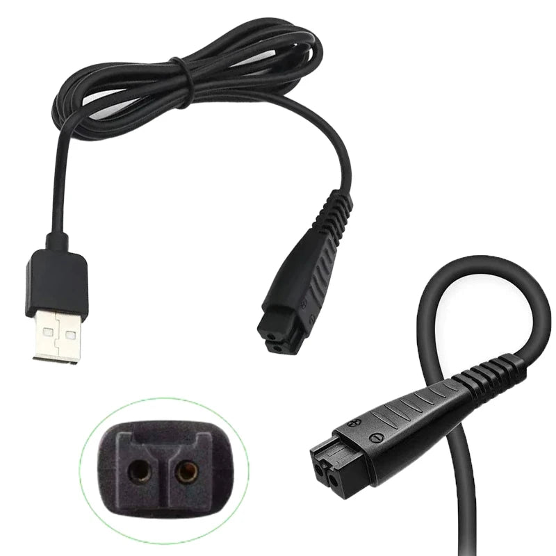 USB Charging Cable for 4.8V Razors – RE7, ES-LF, ES-LV Series Razor Charging Cable Babs
