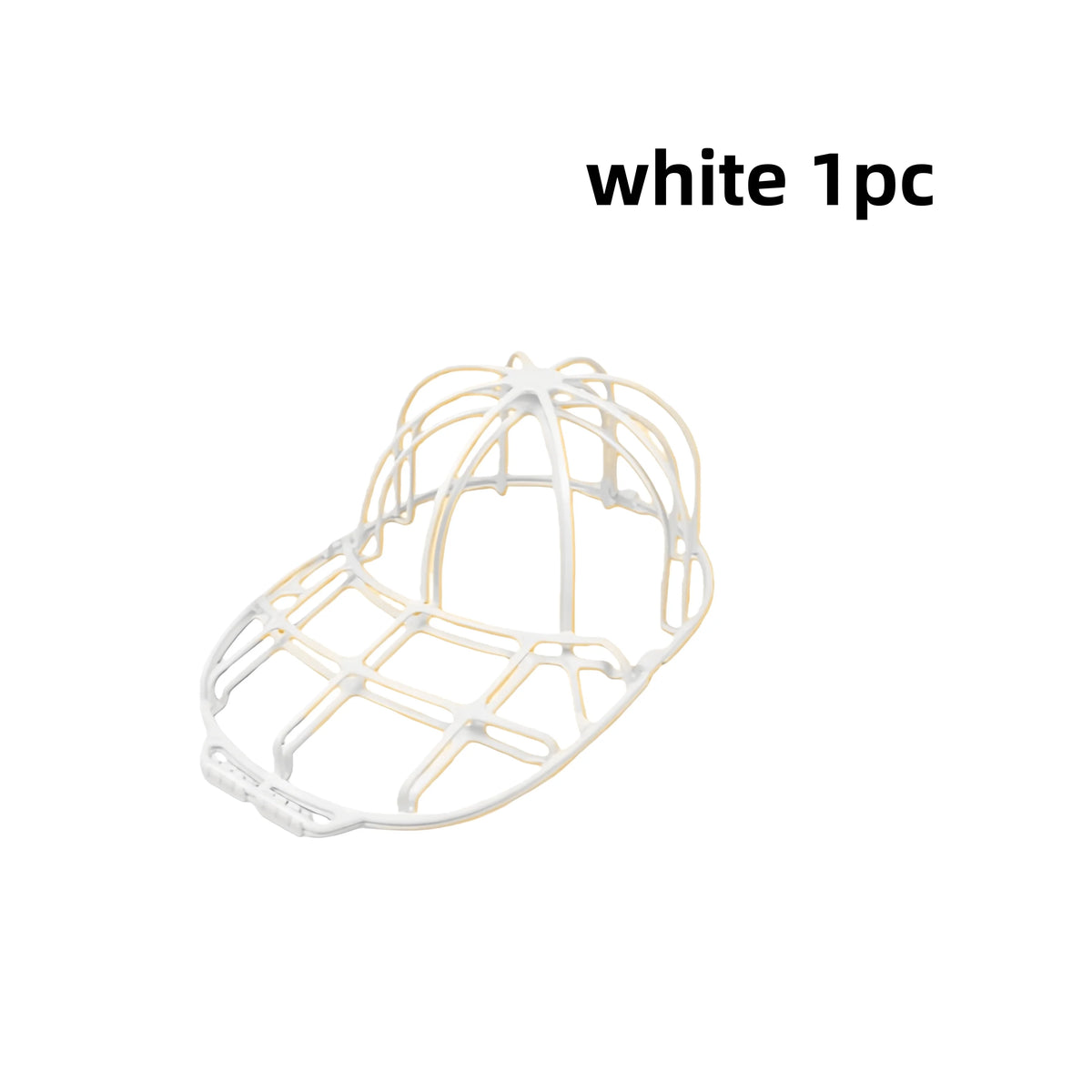 Baseball Cap Washer Frame – Dishwasher Safe Shape Keeper Cap Washer Frame Babs white 1pc