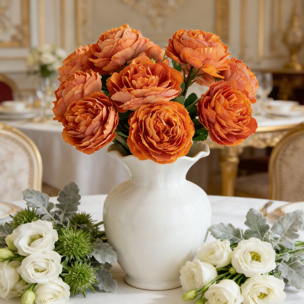 Artificial Silk Peony Flowers 4/8 Pcs – Wedding & Home Décor Artificial Silk Flowers Babs