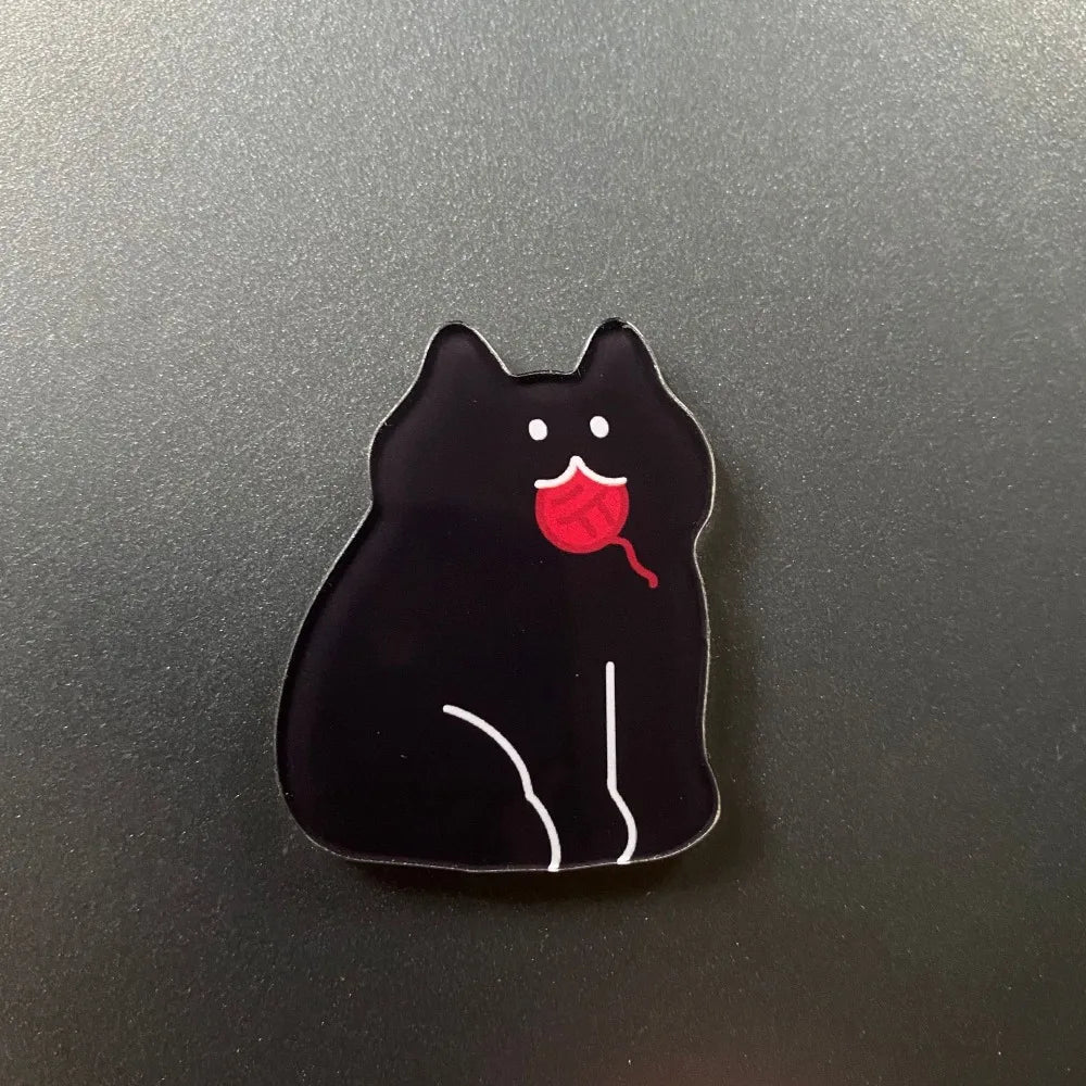 5pcs Cute Cat Fridge Magnets – Cartoon Decorative Whiteboard Set Decorative Fridge Magnets Babs