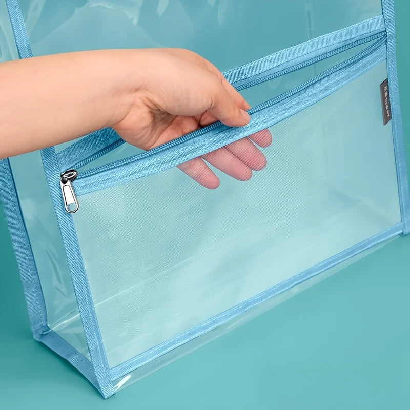 Transparent A4 File Bag – Waterproof Zipper Document Organizer Document Organizer Bag Babs
