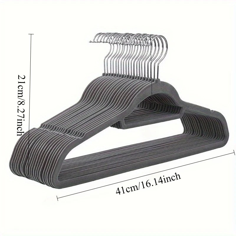 10-Pack Premium Velvet Hangers – 360° Hook & Tie Bar Velvet Clothes Hangers Babs