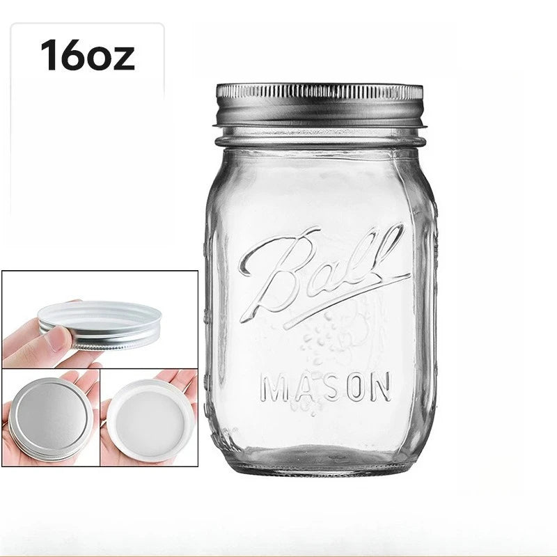 Glass Sealed Jar for Honey, Jam, Oats & Food Storage Glass Storage Jar Babs 1PC