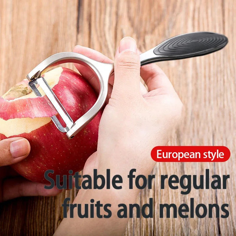 Stainless Steel Vegetable & Fruit Peeler – Non-Slip Handle Vegetable Peeler Babs