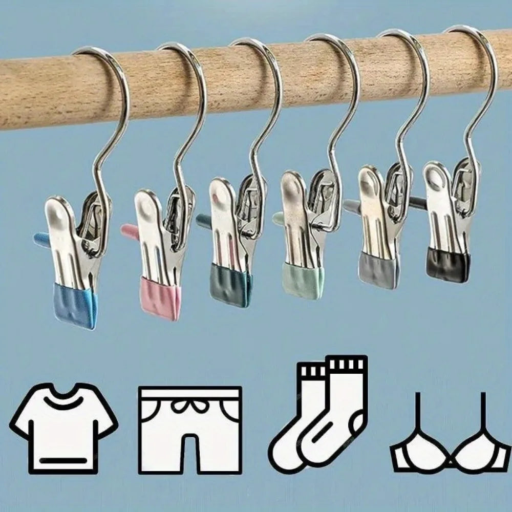 20PCS Boot Hanger Clips – Space-Saving Laundry Hooks & Pins Closet Hanger Clips Babs