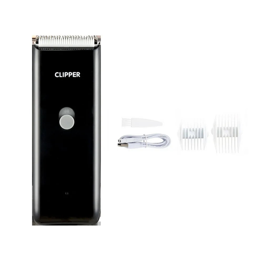 Wireless Dog & Cat Hair Clipper – Low Noise Waterproof Trimmer Pet Grooming Clipper Babs Black