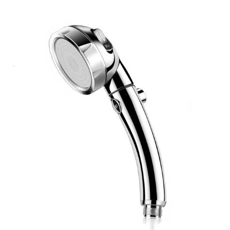 3-Mode High Pressure Handheld Showerhead – Water Saving Filter Handheld Showerhead Babs silver