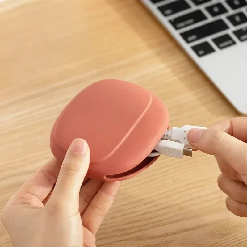 Silicone Earphone & Cable Organizer Pouch | Minimalist Coin Purse Silicone Organizer Pouch Babs