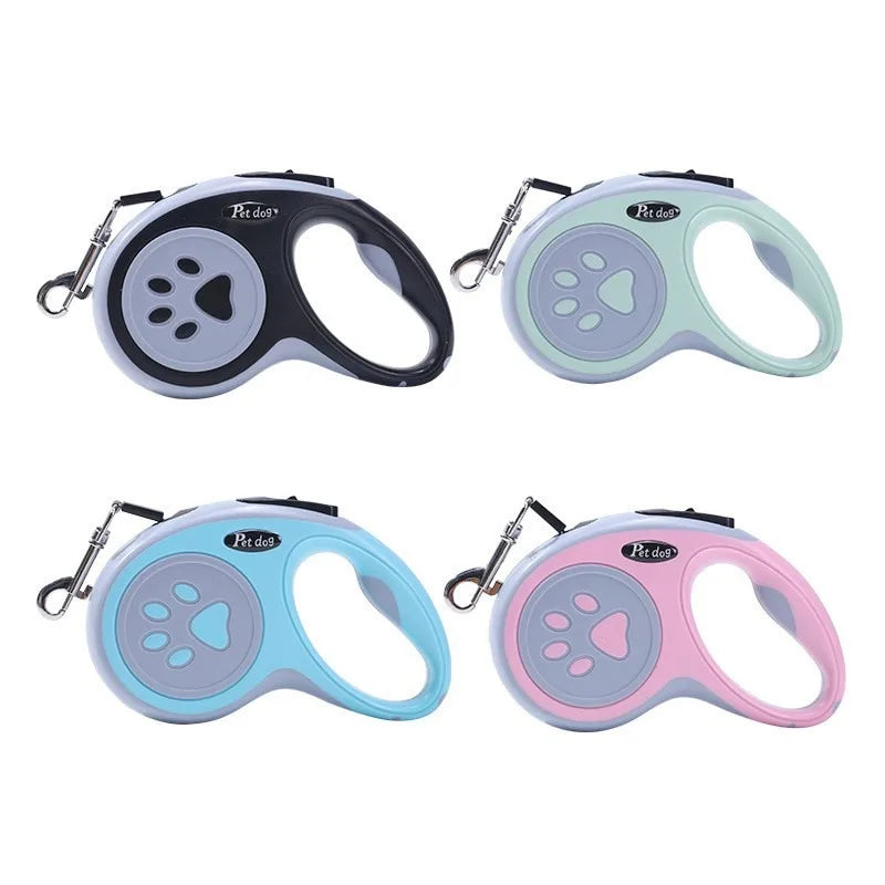 Retractable Dog Leash 3M/5M – Auto Traction Rope for Walks Retractable Dog Leash Babs