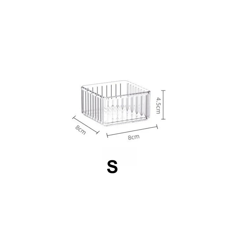 Stackable Clear Acrylic Drawer Organizer Trays – 4 Sizes Drawer Organizer Trays Babs S