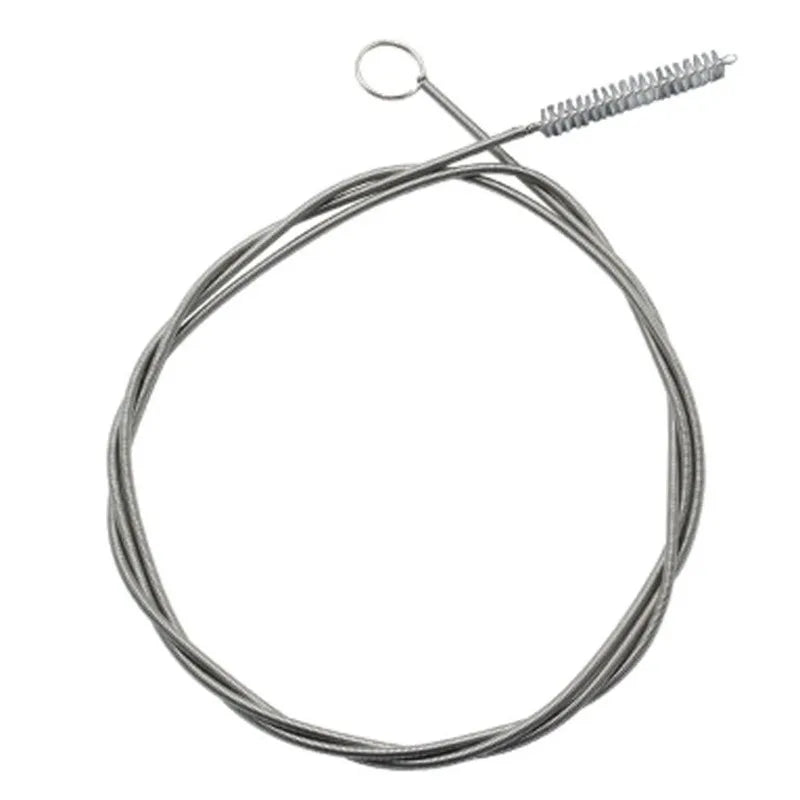 Flexible 59" Long Drain Pipe Brush – Slim Hose Cleaning Tool Pipe Cleaning Brush Babs