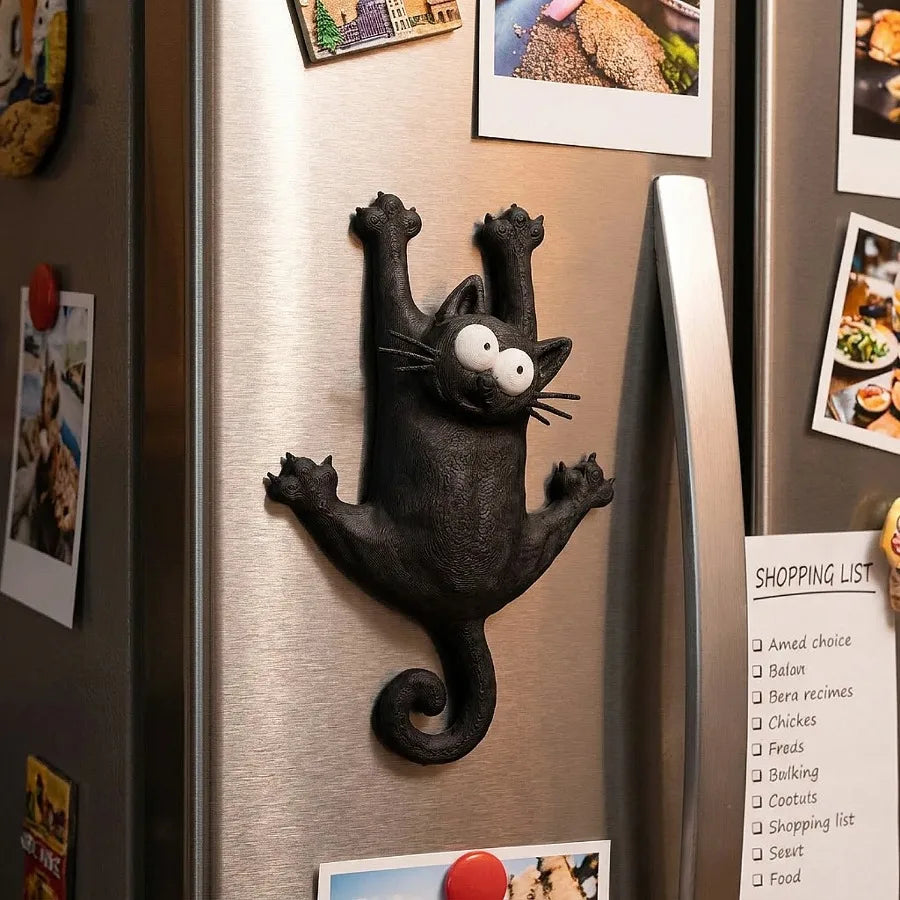 Cute Cartoon Cat Fridge Magnet – Fun Animal Kitchen Decor Fridge Magnet Babs
