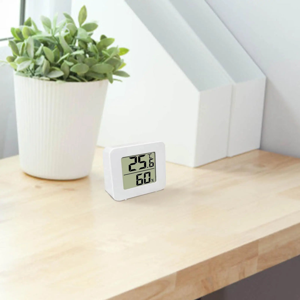 LCD Digital Indoor Thermometer & Hygrometer – Mini Humidity Gauge Indoor Thermometer Hygrometer Babs