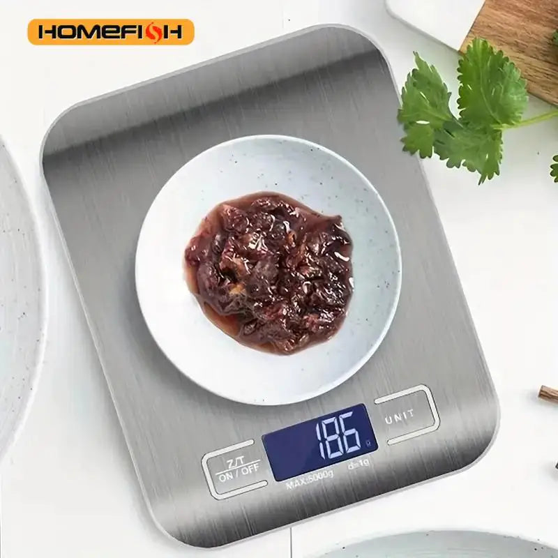 High-Precision Electronic Kitchen Scale | Compact Baking Scale Kitchen Scale Babs