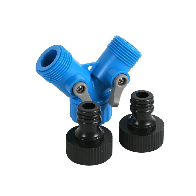 3/4" Female Thread Y Water Splitter – Garden Hose Connector Garden Hose Splitter Babs
