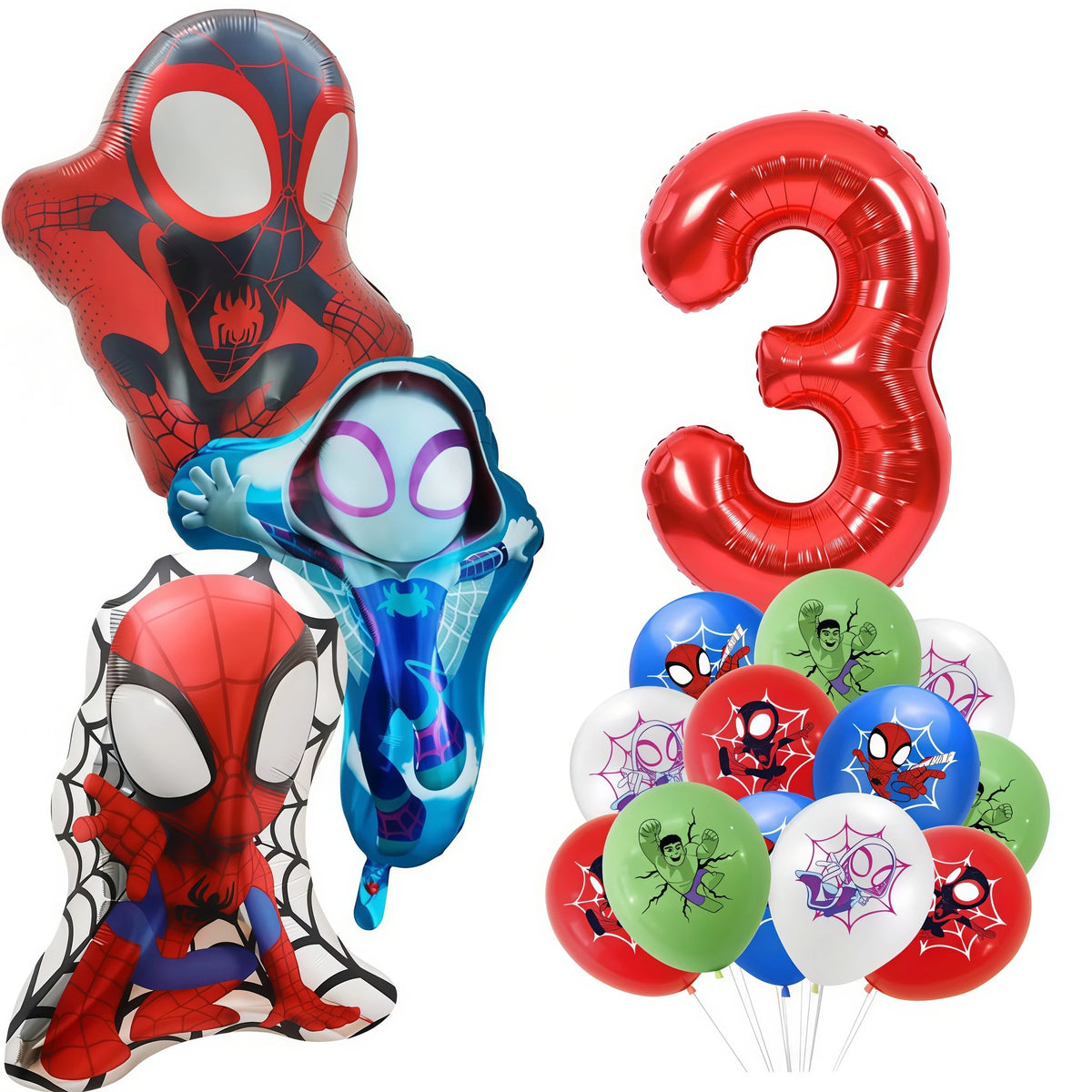 Spider-Man Birthday Party Supplies – Plates, Cups & Balloons