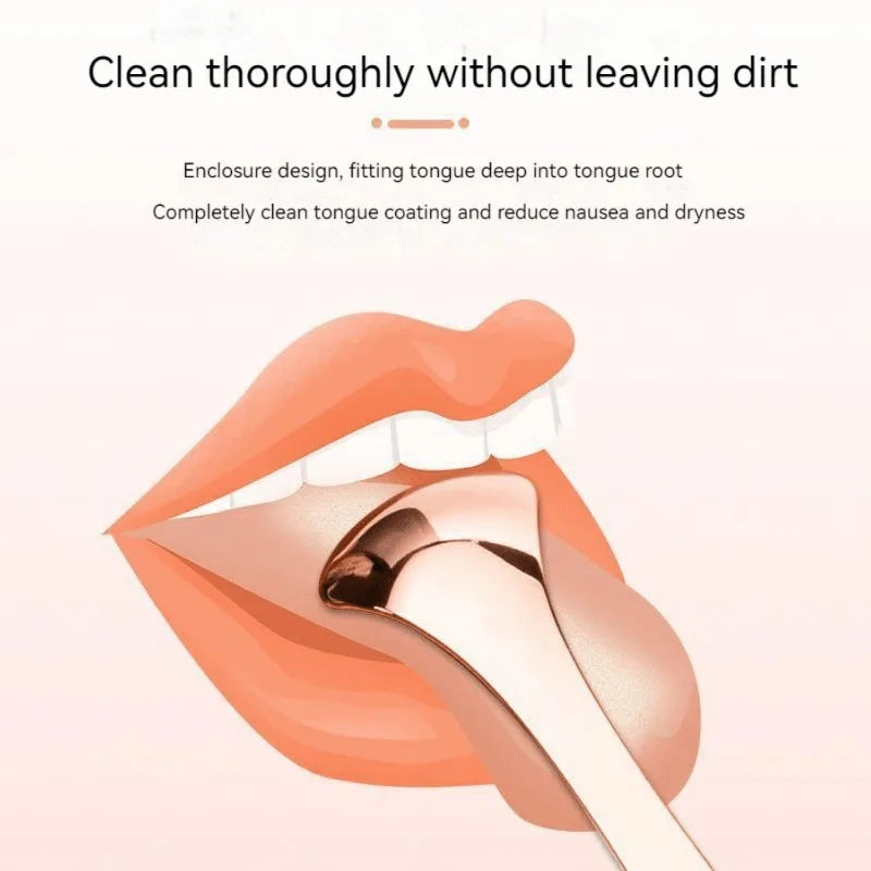 3-Piece Stainless Steel Tongue Scraper Set | Fresher Breath Tongue Scraper Set Babs