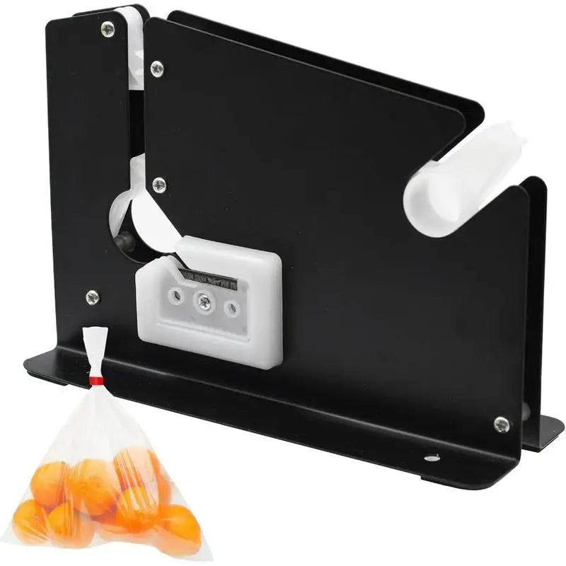 Heavy Duty Steel Poly Bag Sealer Tape Dispenser with Trimmer Bag Sealer Dispenser Babs BK No plug